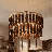 Aquitane 4-Light Pendant in Warm Brass