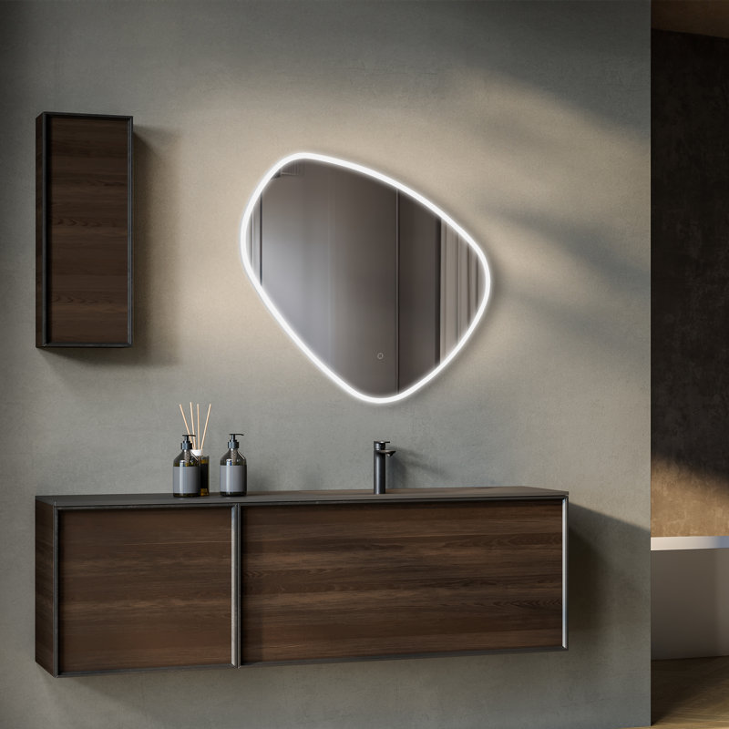 Miroir mural Casiyah, 37.9" H x 40" W
