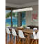 Lustre moderne en cristal Lustre rectangulaire en cristal Lustre suspendu contemporain en cristal pour salle à manger Îlot de cuisine (l 40 po)-1713332165-1729809577