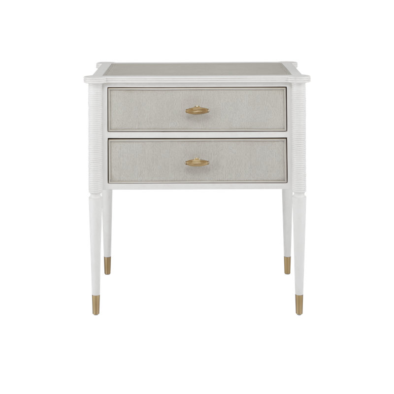 Aster 2 - Drawer Solid Wood Nightstand