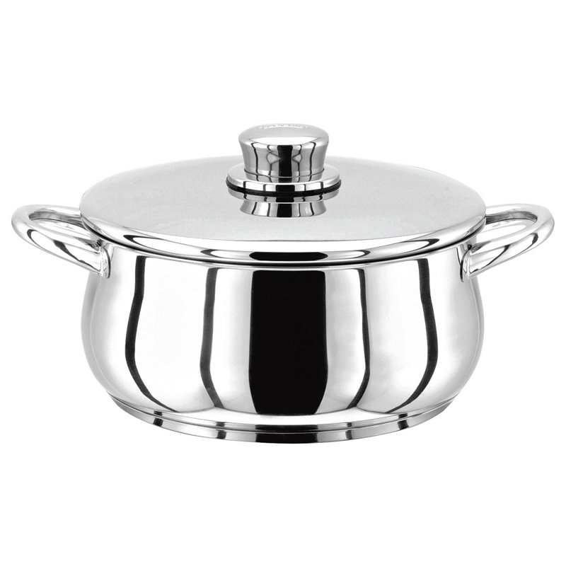 Stellar 1000 18/10 Stainless Steel Casserole Dish, 3.2 L