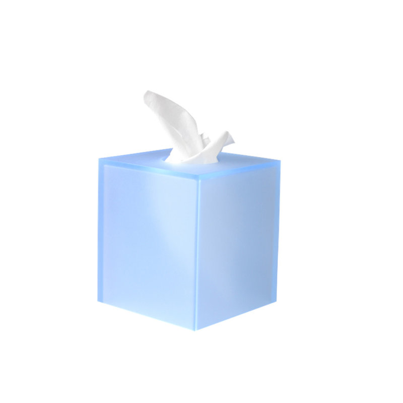 Tissue Box Cover, Frosted Sky