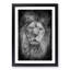 The Proud Lion in Abstract - Picture Frame Graphic Art Print-55763365-55763369