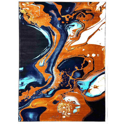 Carleen Rug Design 1113 - Terracotta, 5X8 (5'2"X7'5")