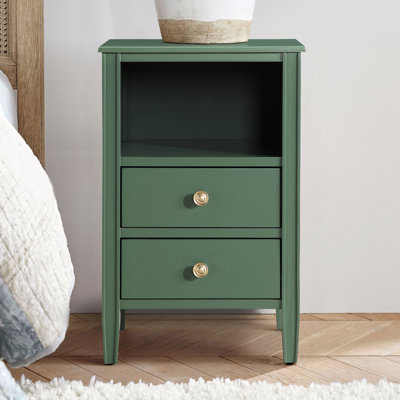 Ahouh 2-Drawer Storage Nightstand
