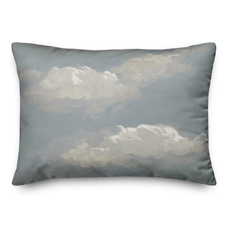 Coussin intérieur bleu / blanc et bleu nuage