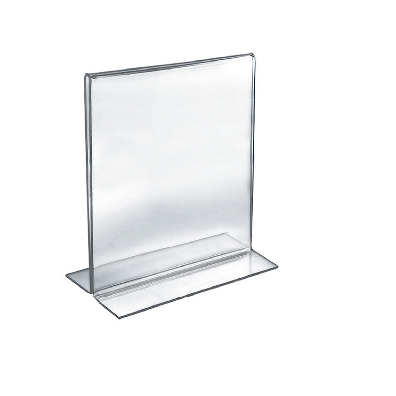 Clear Acrylic Vertical Desktop Sign Holder 11" x 14"