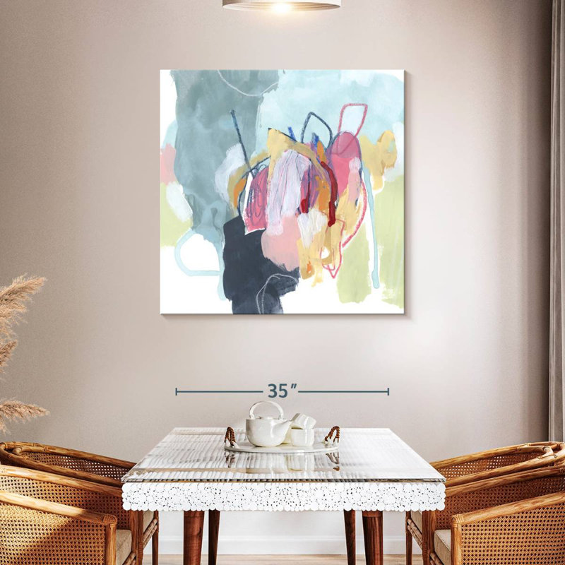 Avery Chromatic Tangle II, 39" H x 39" W