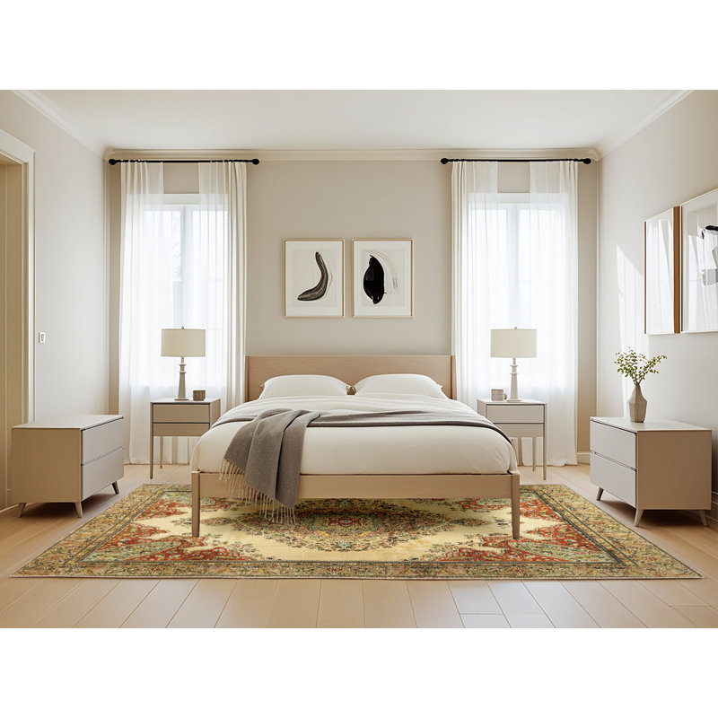 Richy Oriental Indoor Rug, Rectangle 5' x 8'