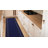 Chualar Custom Size Rug Moroccan Trellis Border Navy Low Pile Slip Resistant Rugs by Feet-1394603800