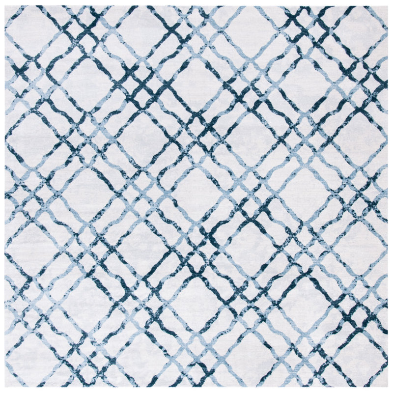 Winnols Performance Geometric Rug, Square 6'7"