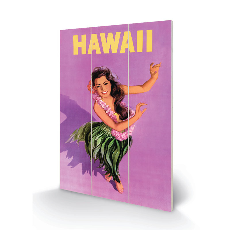 Hawaii by Piddix - No Frame Painting on Wood