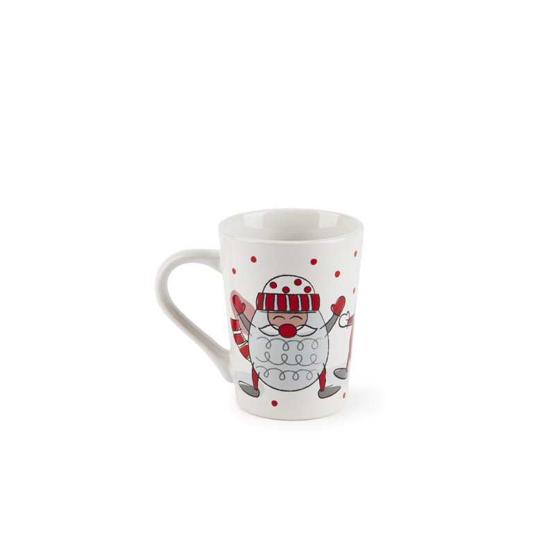 Snowman Porcelain New Bone Chain Coffee Mug