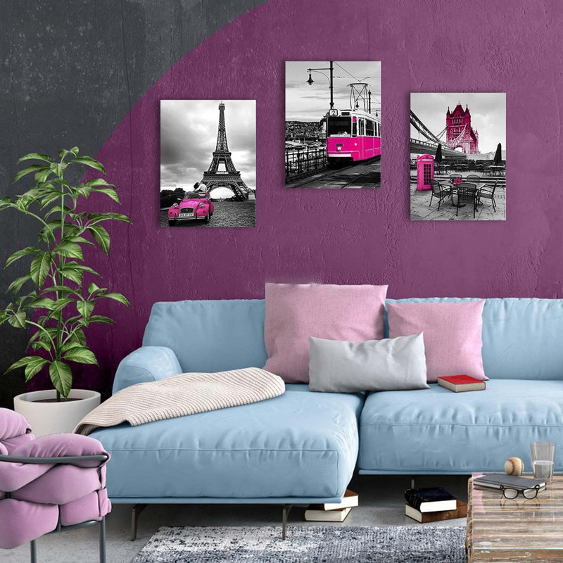 3 Piece Wrapped Canvas Wall Art