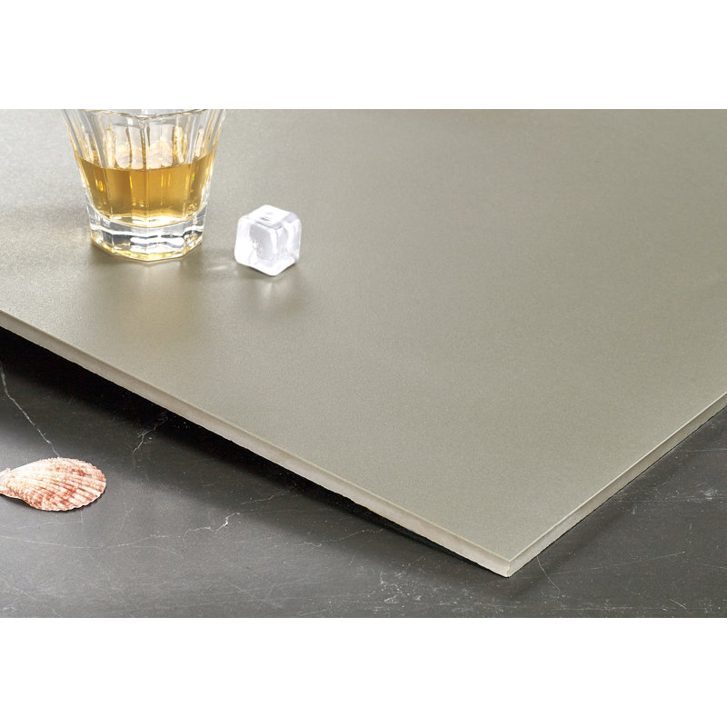 Element 24" x 24" Porcelain Concrete Look Wall & Floor Tile, Gray