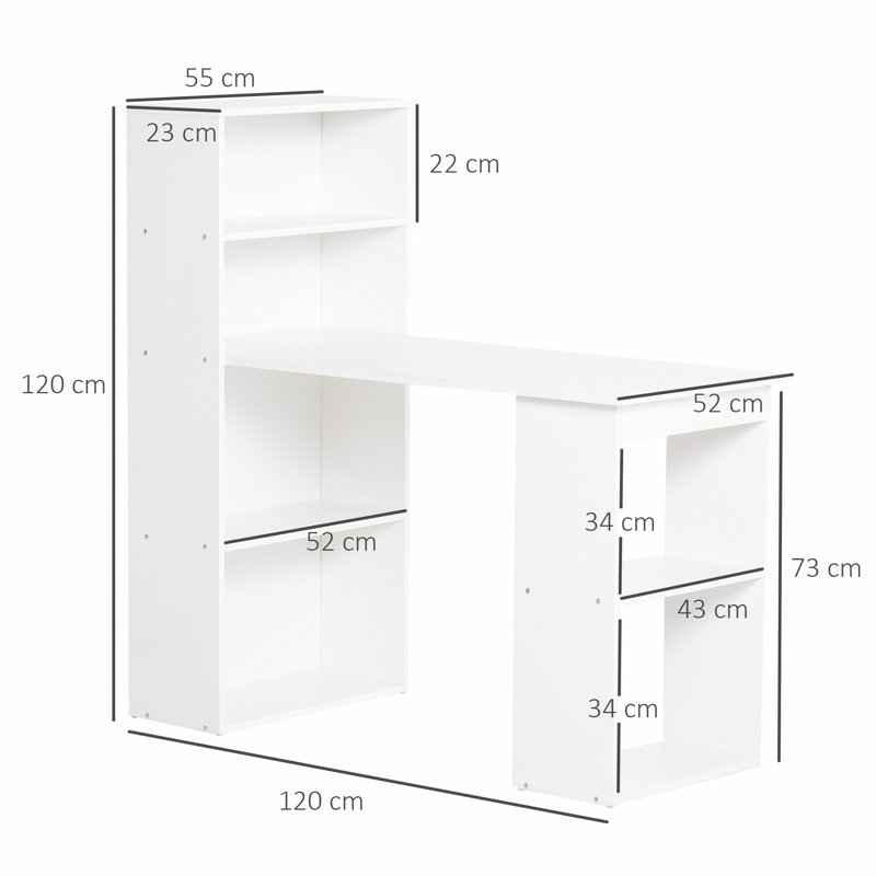 Fogleman Computer Desk, White