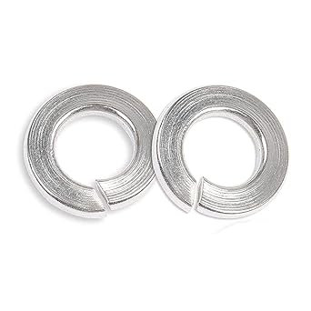 Fastener Tree M10 Split Lock Washers, 304 Stainless Steel Washer for Bolts, 50PCS