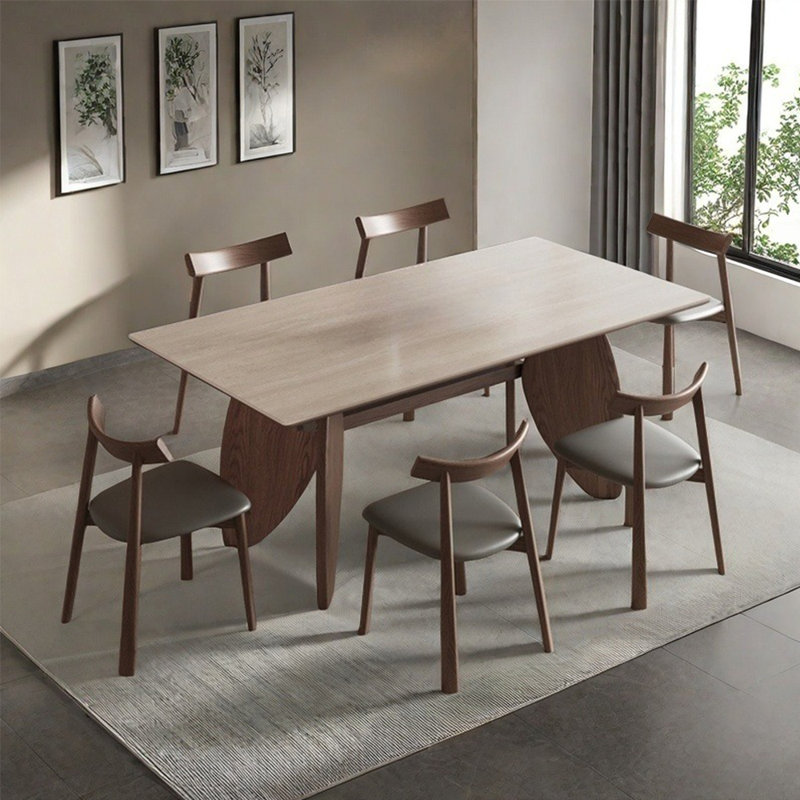 Ensemble de table de salle à manger simple de style italien, H 29,5 po x L 70,8 po x l 35,4 po