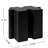 3 Side Table , Interlocking, 200lb Capacity, Indoor & Outdoor, White Black