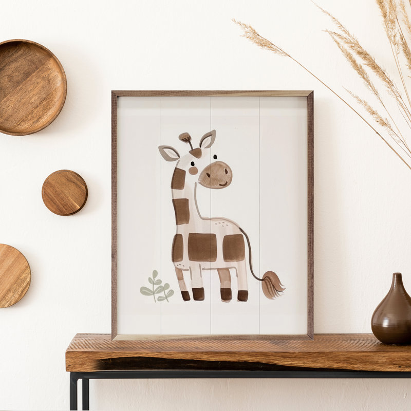 Safari chambre de bébé girafe, H 20 po x l 16 po