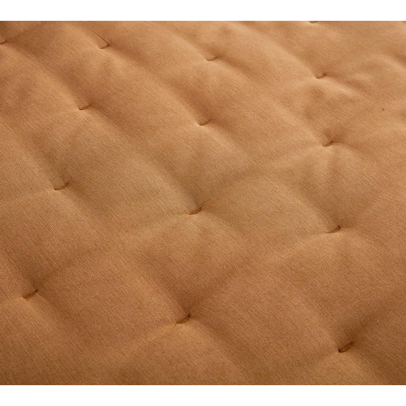 Tencel Modal Bedding Collection 3 Piece Crescent Stitch Quilt Set, Terracotta, King Quilt + 2 King Shams