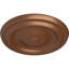 Médaillon de plafond Endurathane Maria, DO 9 5/8 "x P 1 1/8" (convient aux auvents jusqu'à 1 3/4 "), finition cuivre poli peint à la main-27779797