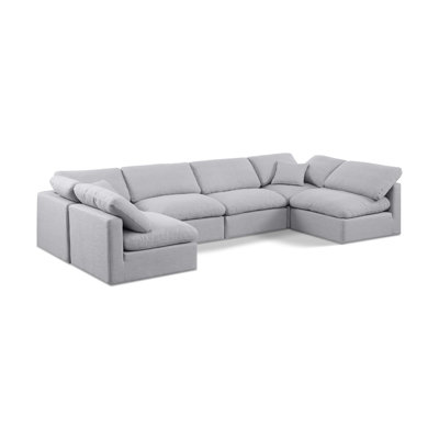 Itala Upholstered U-Shaped Sectional Reversible
