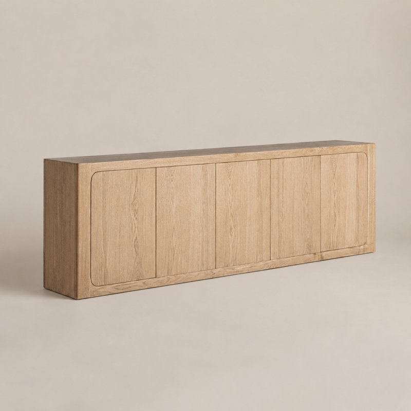 Tara Solid Wood Sideboard, Clear