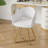 Akron Velvet Vanity Chair, Modern Makeup Chair, Upholstered Accent Armchair with Back Armrest Home Office Desk Chair For Living Room, Makeup Room, Bedroom