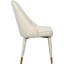 Chaise d'appoint rembourrée en velours Belle-319726428