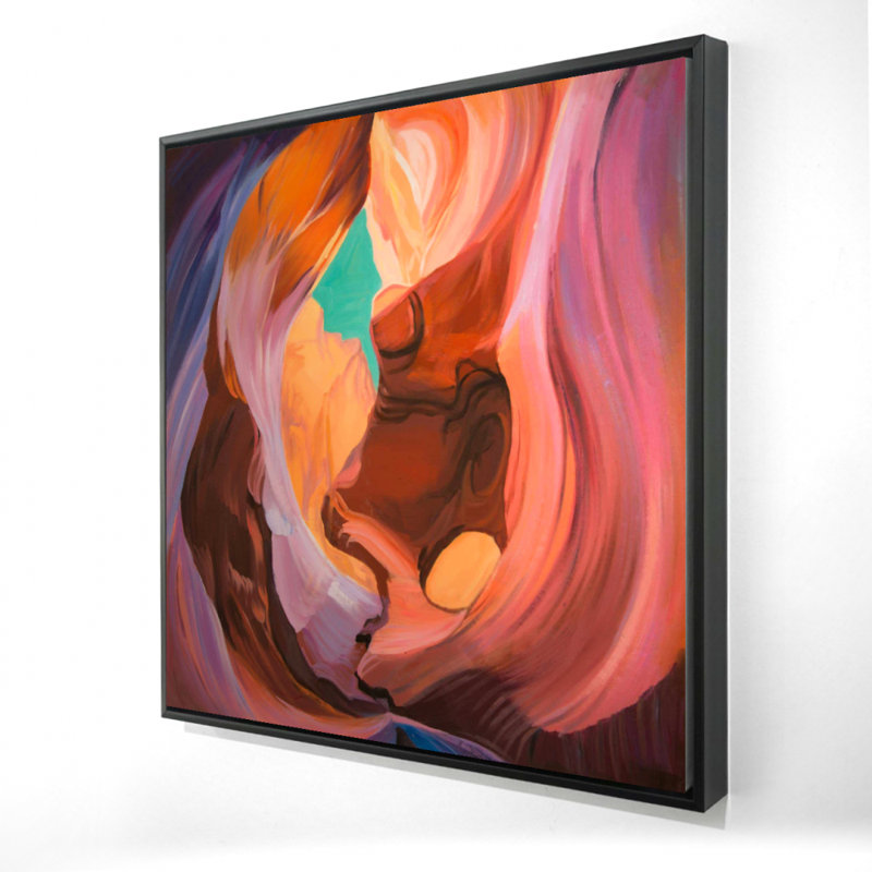 "Vue intérieure de l'Antelope Canyon" sur toile