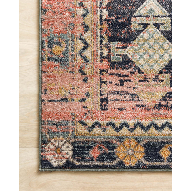 Tapis Atal Southwestern Rose, Rectangle 2 pi 3 po x 4 pi