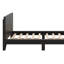 Base de lit en bois avec tête de lit, lit plateforme Mid-Century moderne-763722733-763722730