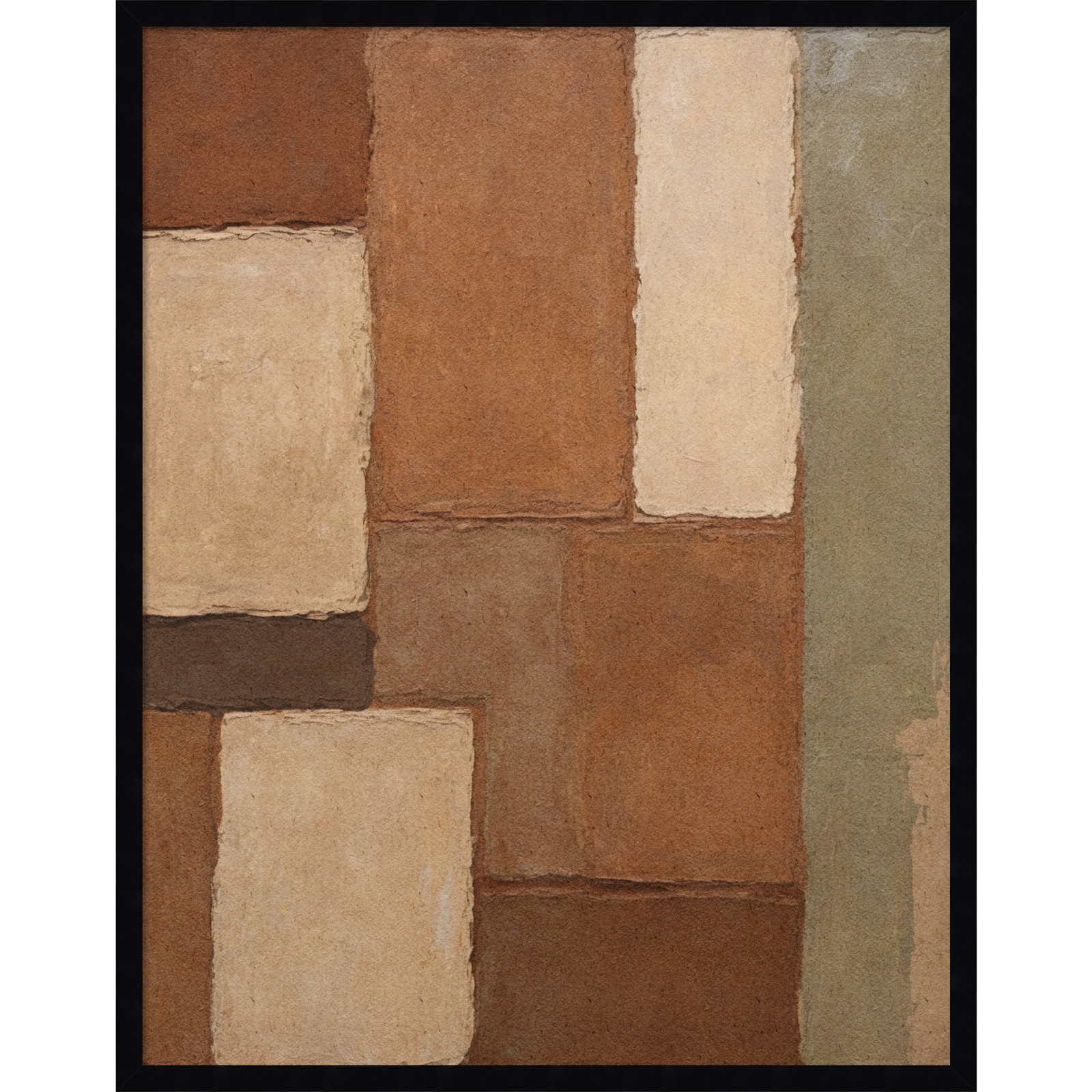 Arcilla Print by Dan Hobday, Black, 33" H x 26" W