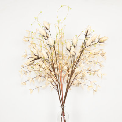 Branche d'eucalyptus de coton artificiel 36 po pour remplissage de vase 36 po