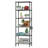 Augustine 6-Shelf Adjustable Storage Shelving Unit Steel Organizer Wire Rack with Hooks, Leveling Feet-185618233