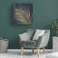 «Blue and Gold Fronds II» sur toile par Sasha-90734065