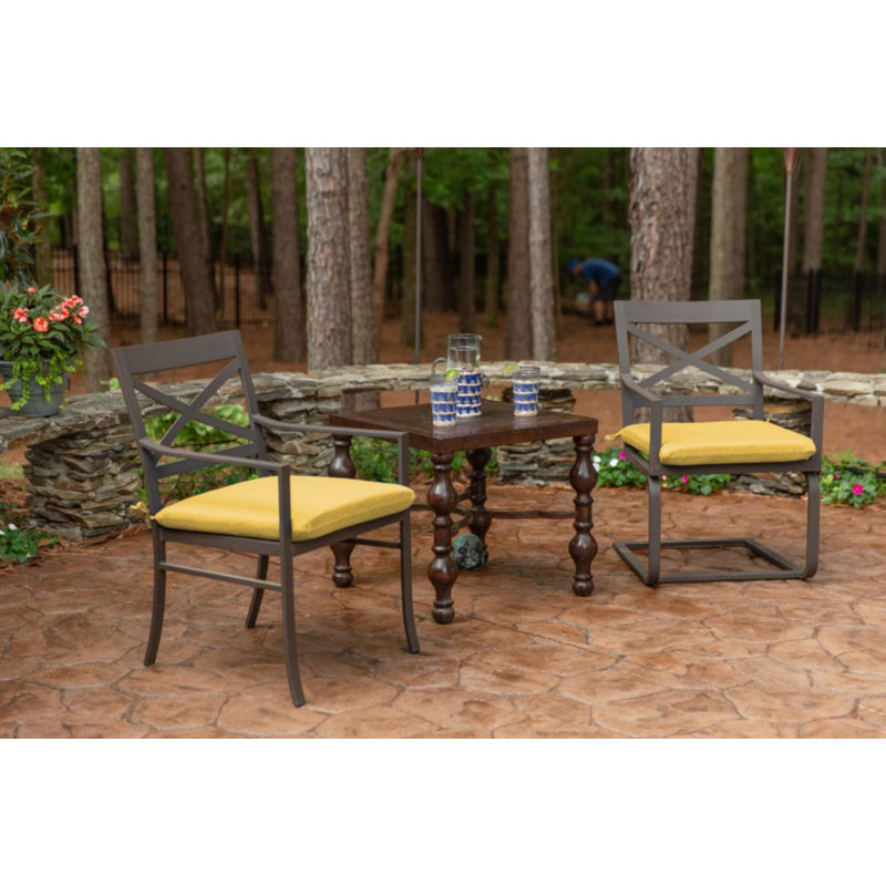 Sunbrella Indoor/Outdoor Reversible Seat Cushion, 20" W x 18" D, Dolce Mango Sunbrella®