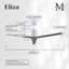 Eliza Outdoor Downrod Ceiling Fan-209975081-210241865