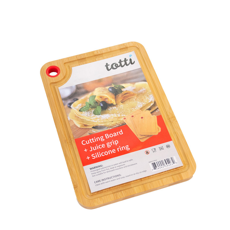 Eviva Bamboo Cutting Board, 9.1" W x 13" L