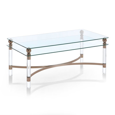 Table basse à 4 pieds avec rangement Kopstal