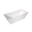 Baignoire de trempage autoportante en acrylique 67 po Fslefay