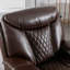 2 - Piece Breathable Leather Pillow Arm Power Reclining Living Room Set With Diamond Stitching USB-1613184476