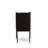 Forney Parsons Dining Chairs - Button Tufted Nailhead Trim Black Faux Leather Padded Chairs, Set of 2, Jacobean-57377380-130944819