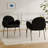 Modern Upholstered Dining Chair With Armrests Set Of 4-1484315734