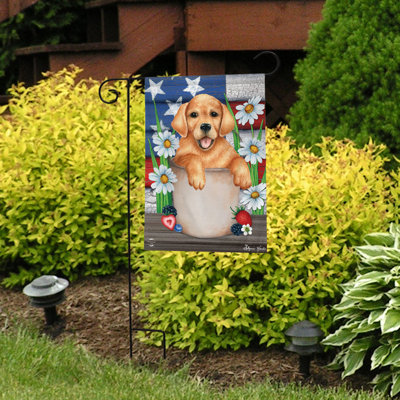 Drapeau de jardin American Lab Spring