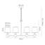 Monegro 4 - Light Kitchen Island Chandelier