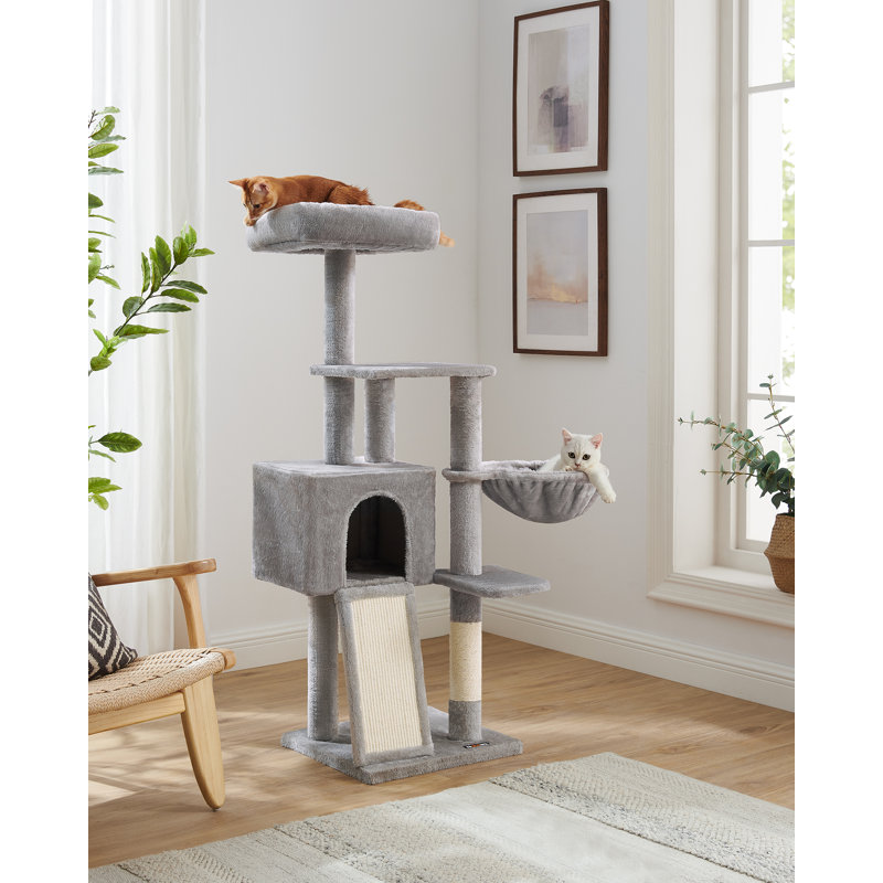 135cm Cat Tree, Light Grey