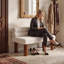 Boucle Upholstered Bench-30016769