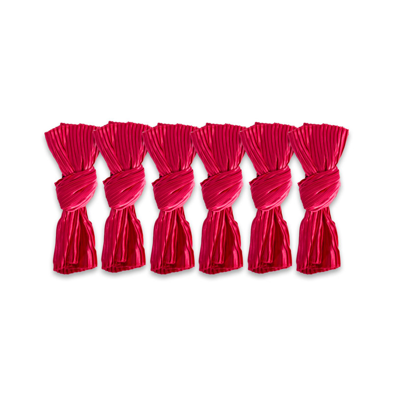 Kiersten Cotton Square Napkin, Red
